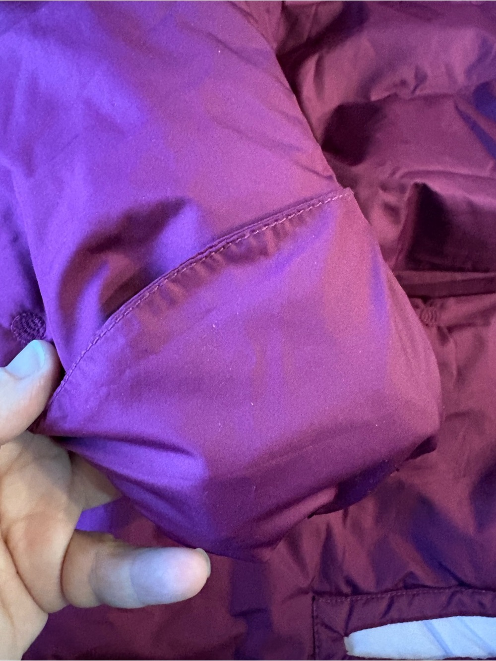 Columbia Purple Hooded Kids Puffer Sleep Sack - Picture 7 of 8